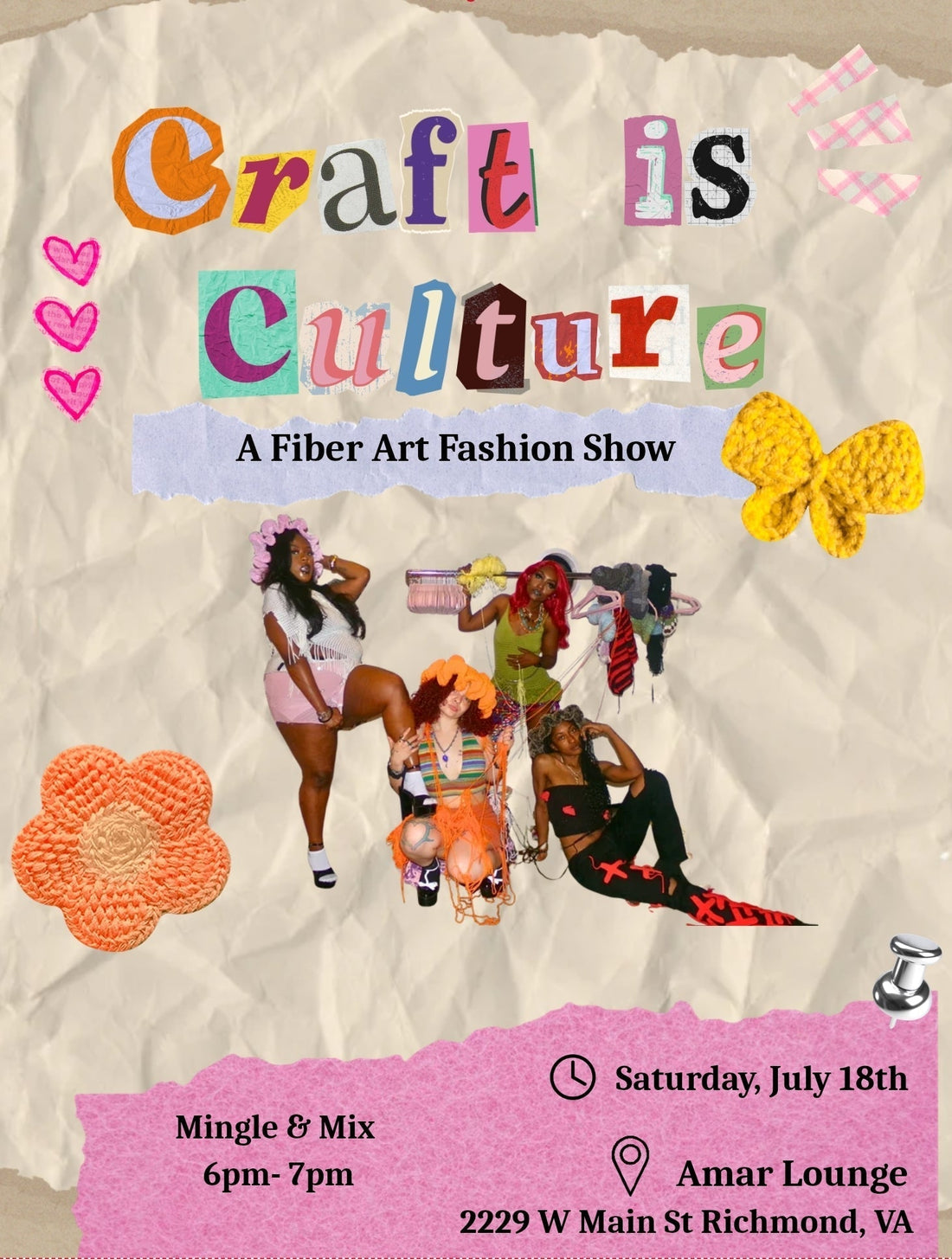 CRAFT IS CULTURE: A Fiber Art Fashion Show