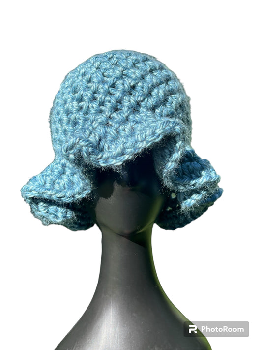 Ocean Dream Ribbon Brim Hat