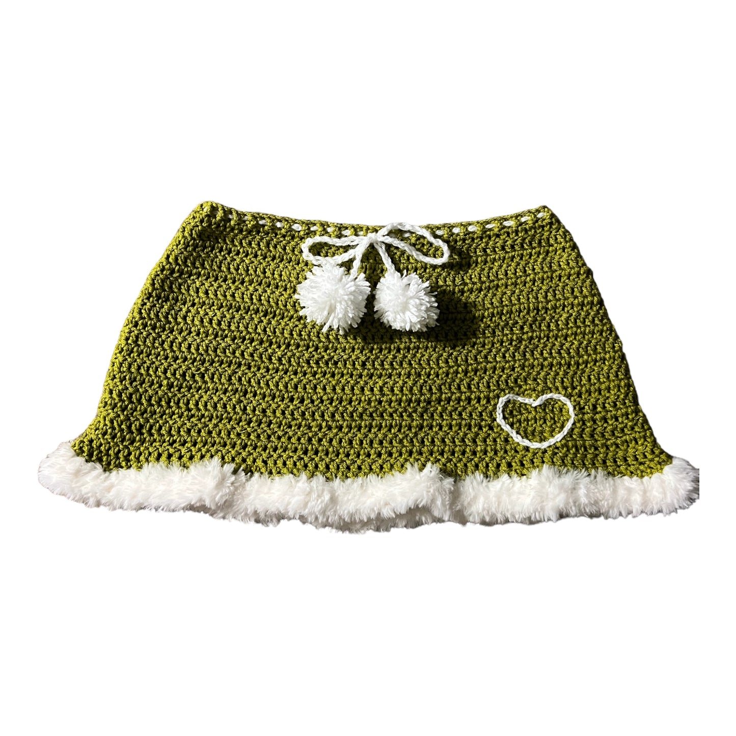 Fuzzy Heart Skirt